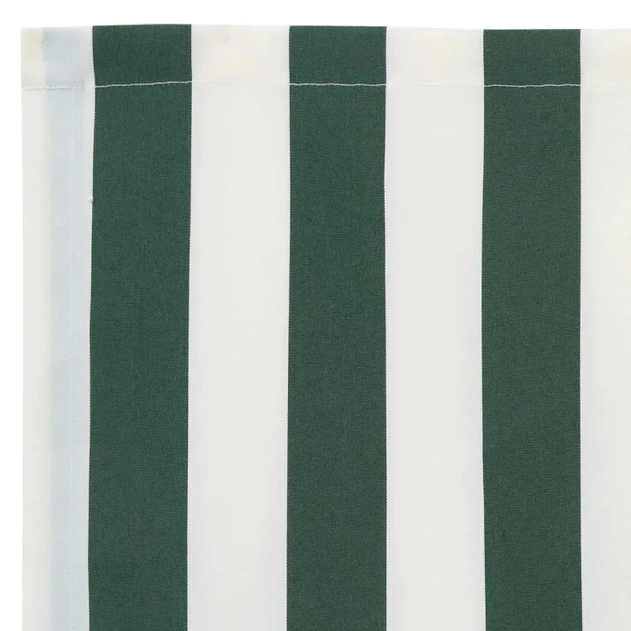 Remplacement de lambrequin Vert et blanc 4,5 m Polyester - 6