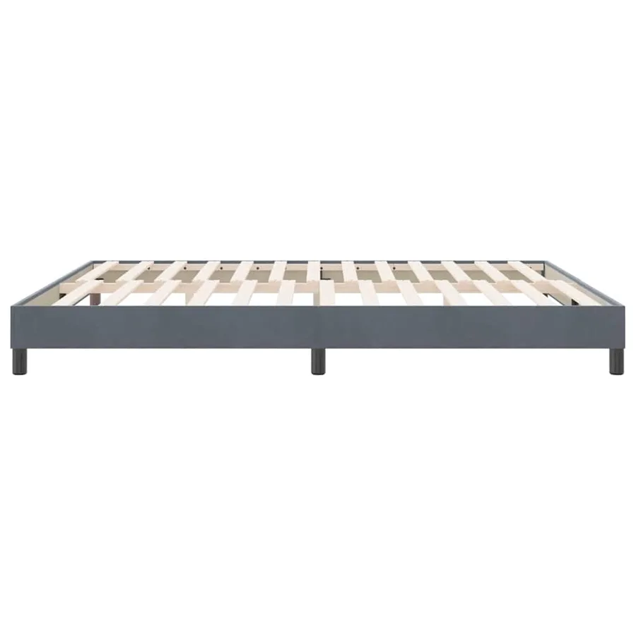 Sommier à lattes de lit sans matelas gris foncé 180x220 cm - 6