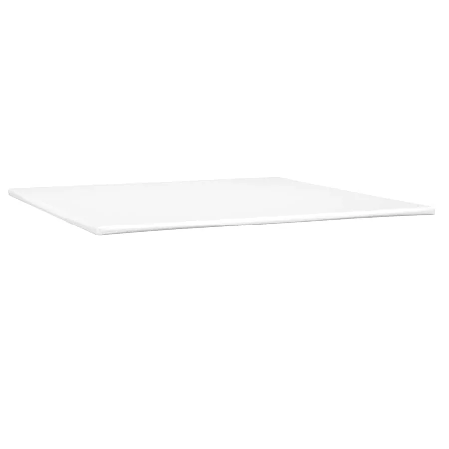 Sommier à lattes de lit avec matelas rose 180x220 cm velours - 8