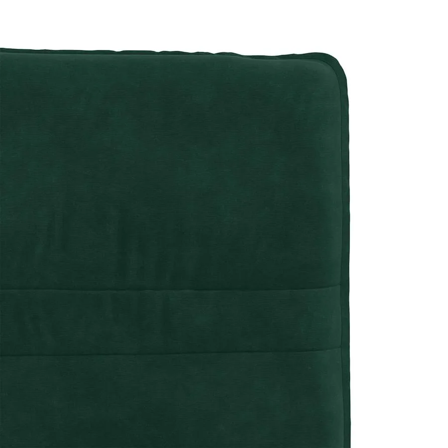 Chaises à manger lot de 2 Vert foncé Velours - 7