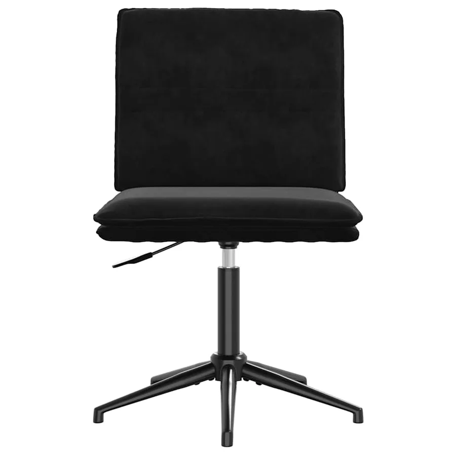 Chaise à manger Noir Velours - 3