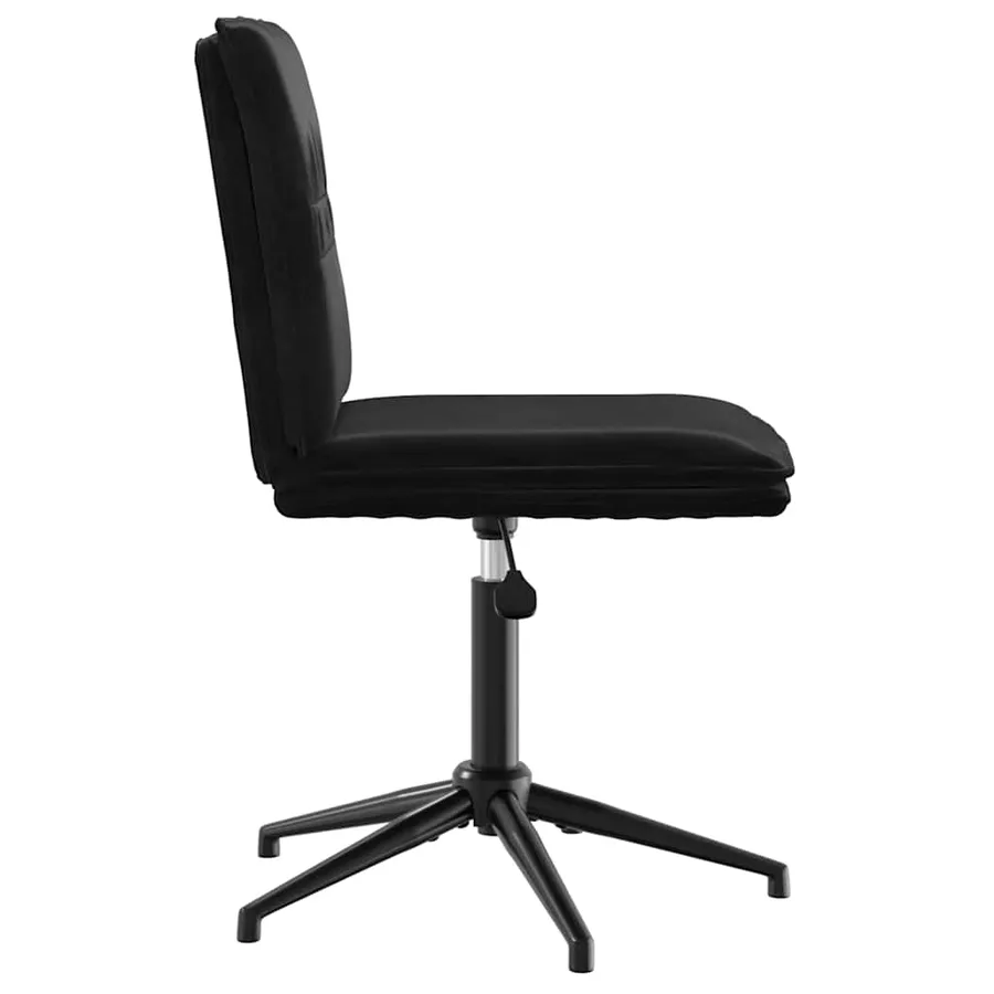 Chaise à manger Noir Velours - 4