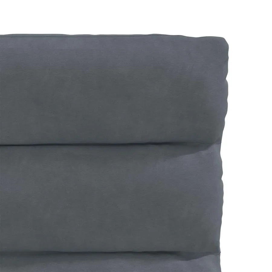 Chaises à manger lot de 6 gris foncé velours - 7