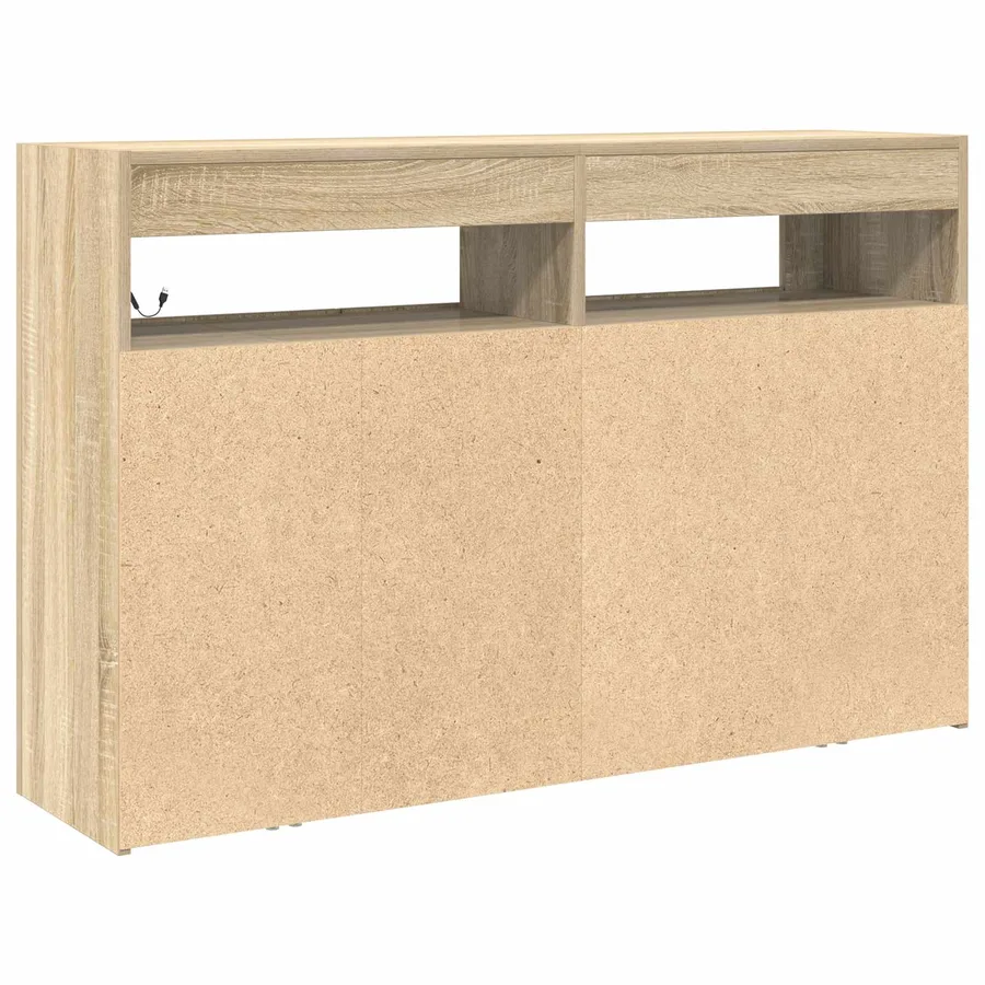 Buffet Chêne Sonoma 116 x 30 x 75 cm Bois d'ingénierie - 9