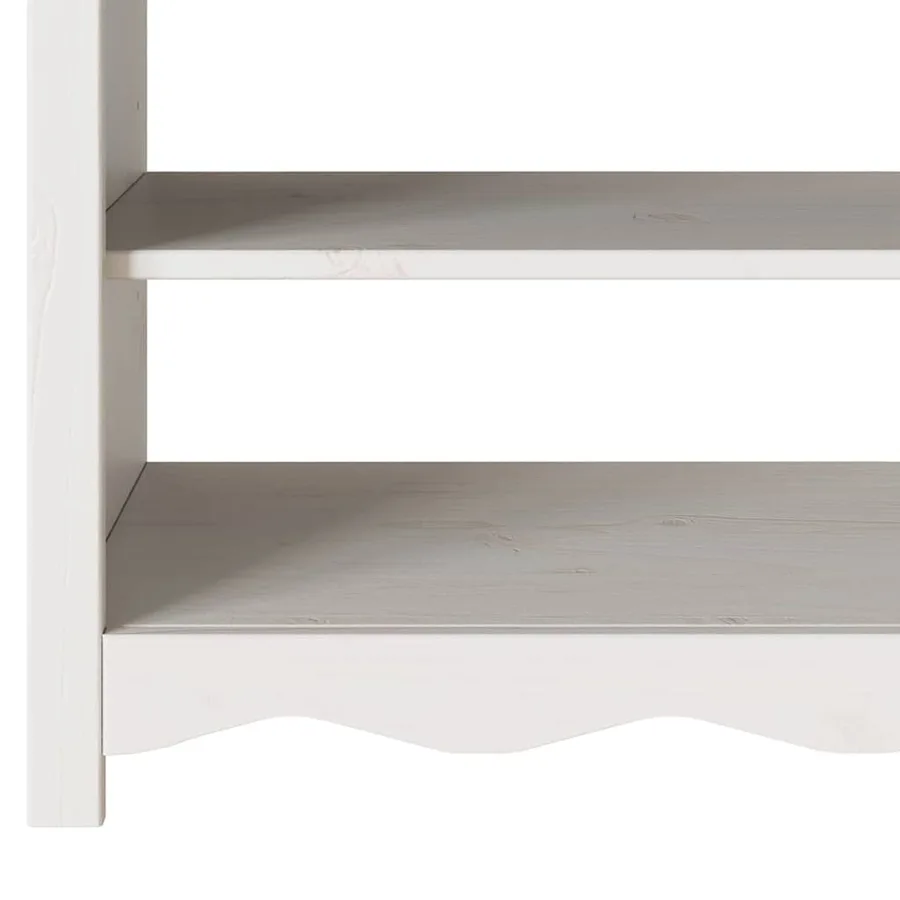 Table console avec tiroir Drammen Blanc 89,5 x 37 x 73 cm - 10