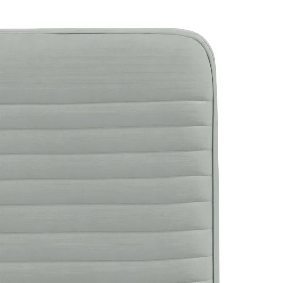 Chaises à manger lot de 6 gris clair velours - 7