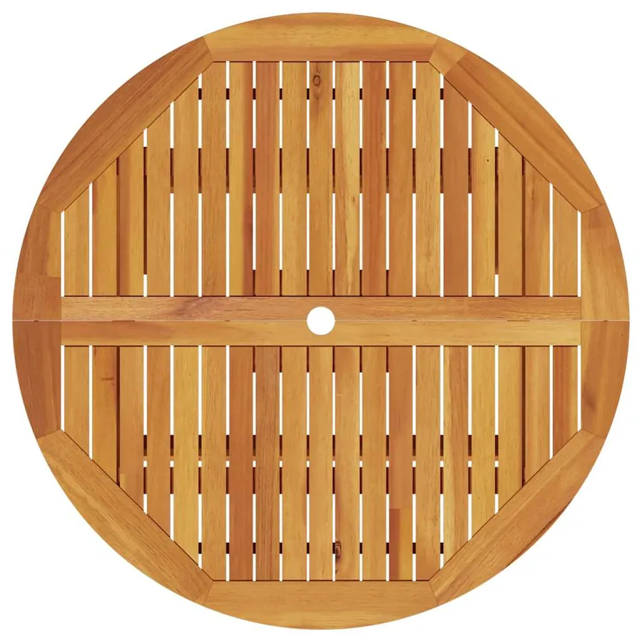 Ensemble de salle à manger pour jardin 5 pcs Marron - 8