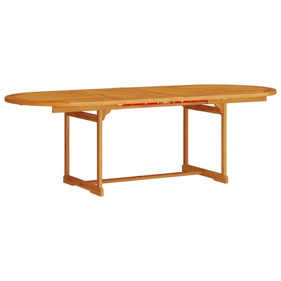Ensemble de salle à manger pour jardin 9 pcs Marron - 6
