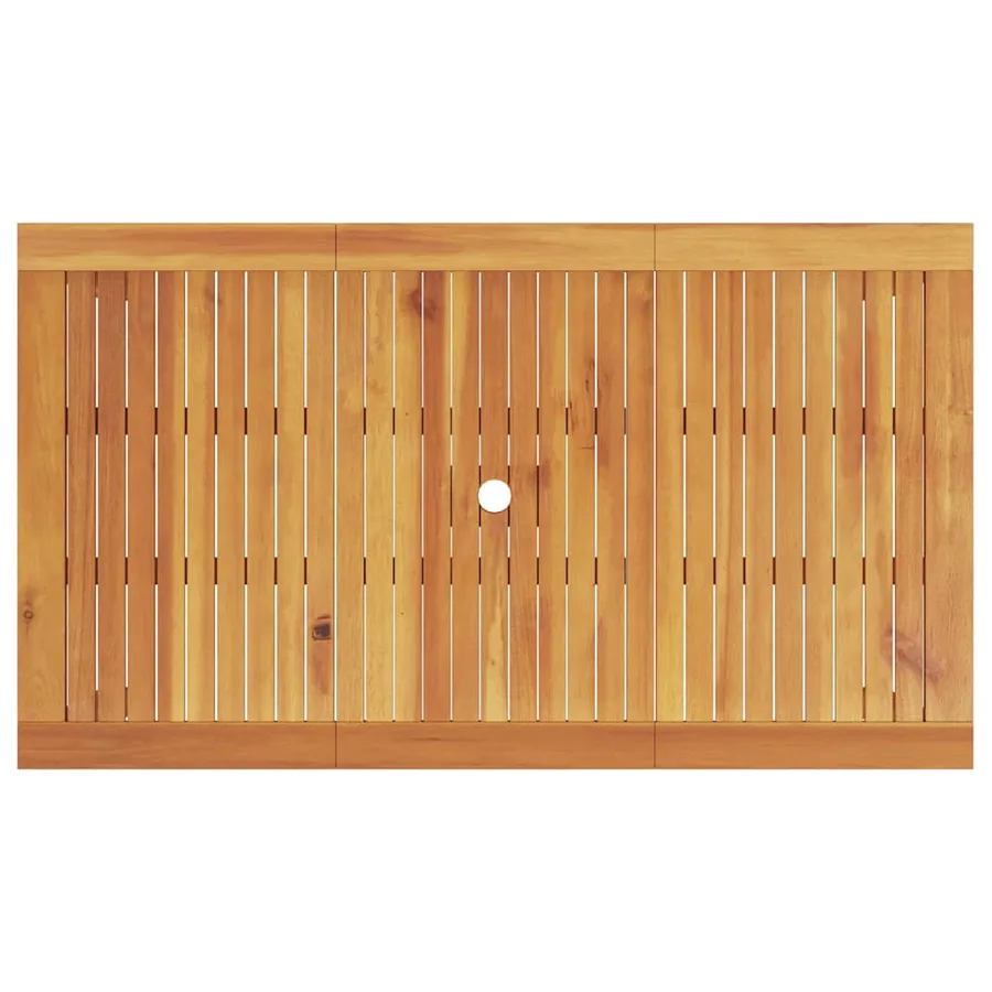 Ensemble de salle à manger pour jardin 7 pcs Marron - 8