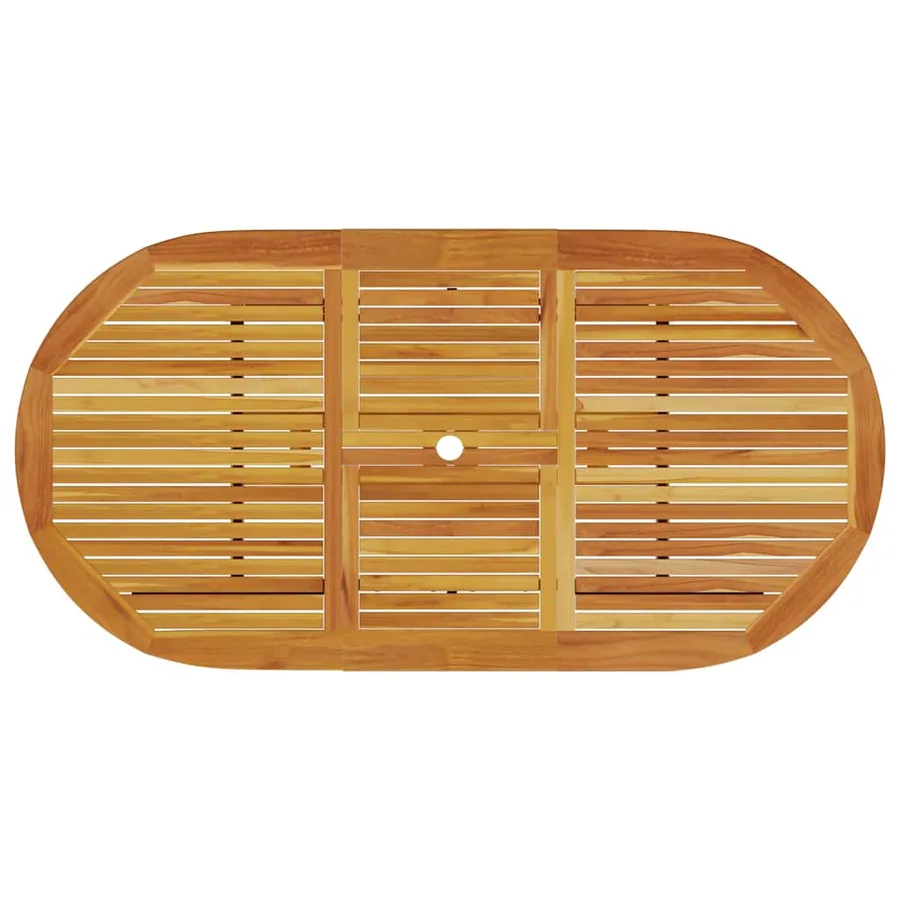 Ensemble de salle à manger pour jardin 5 pcs Marron - 10