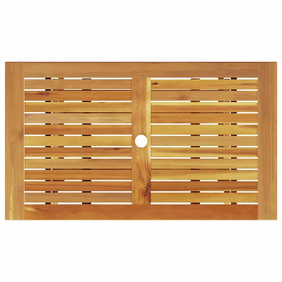 Ensemble de salle à manger pour jardin 5 pcs Marron - 8
