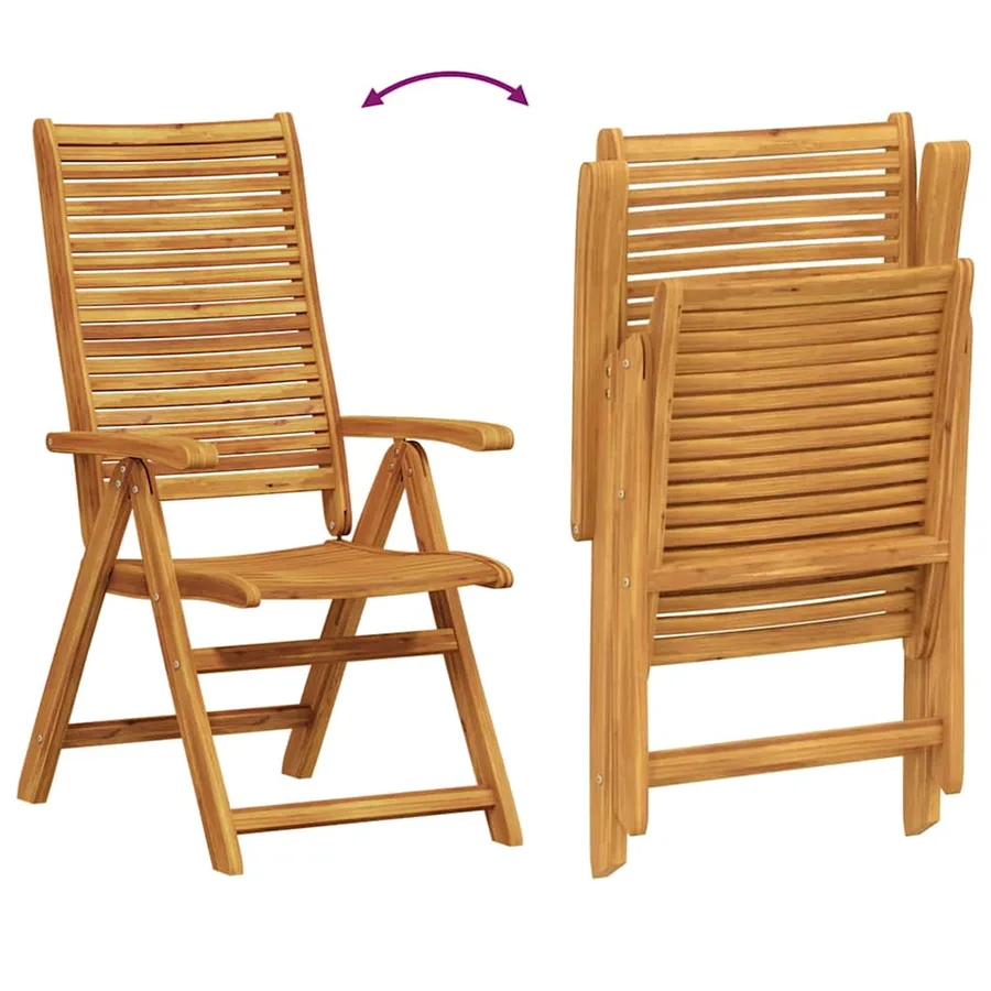 Ensemble de salle à manger pour jardin 5 pcs Marron - 13