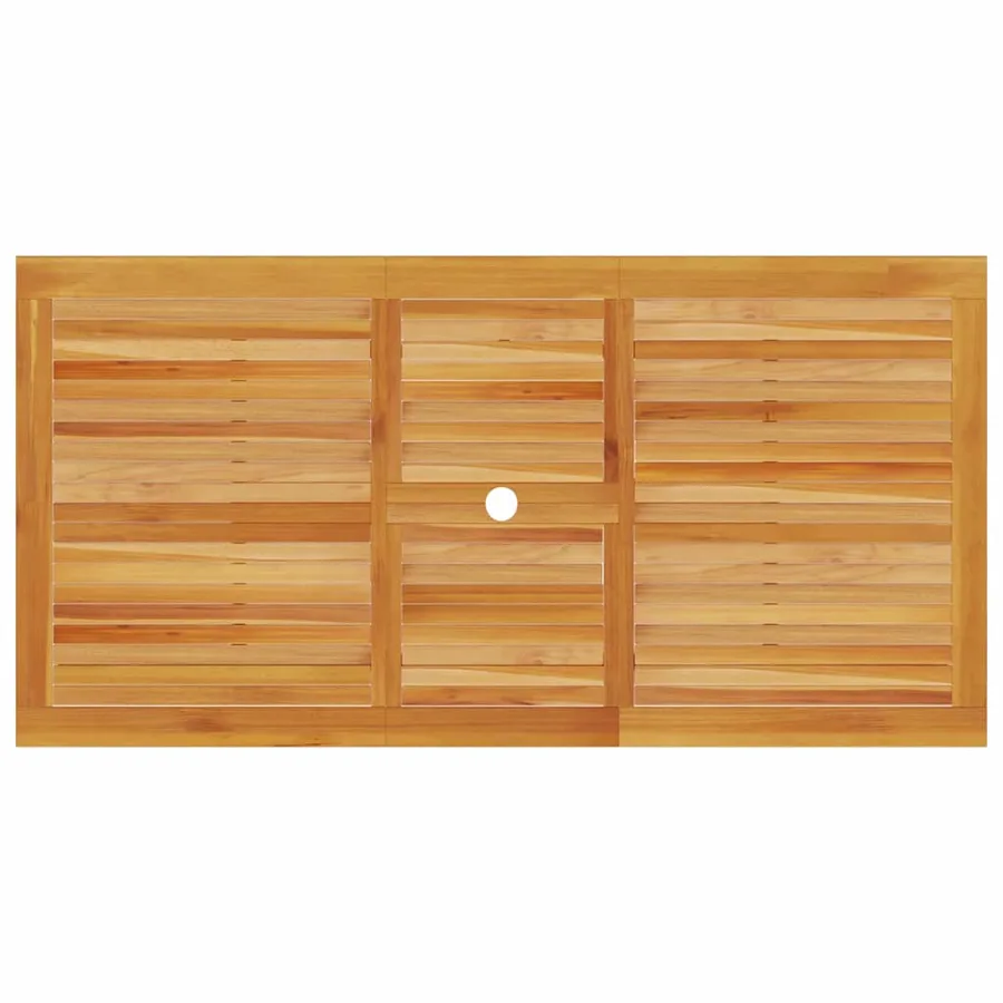 Ensemble de salle à manger pour jardin 5 pcs Marron - 8