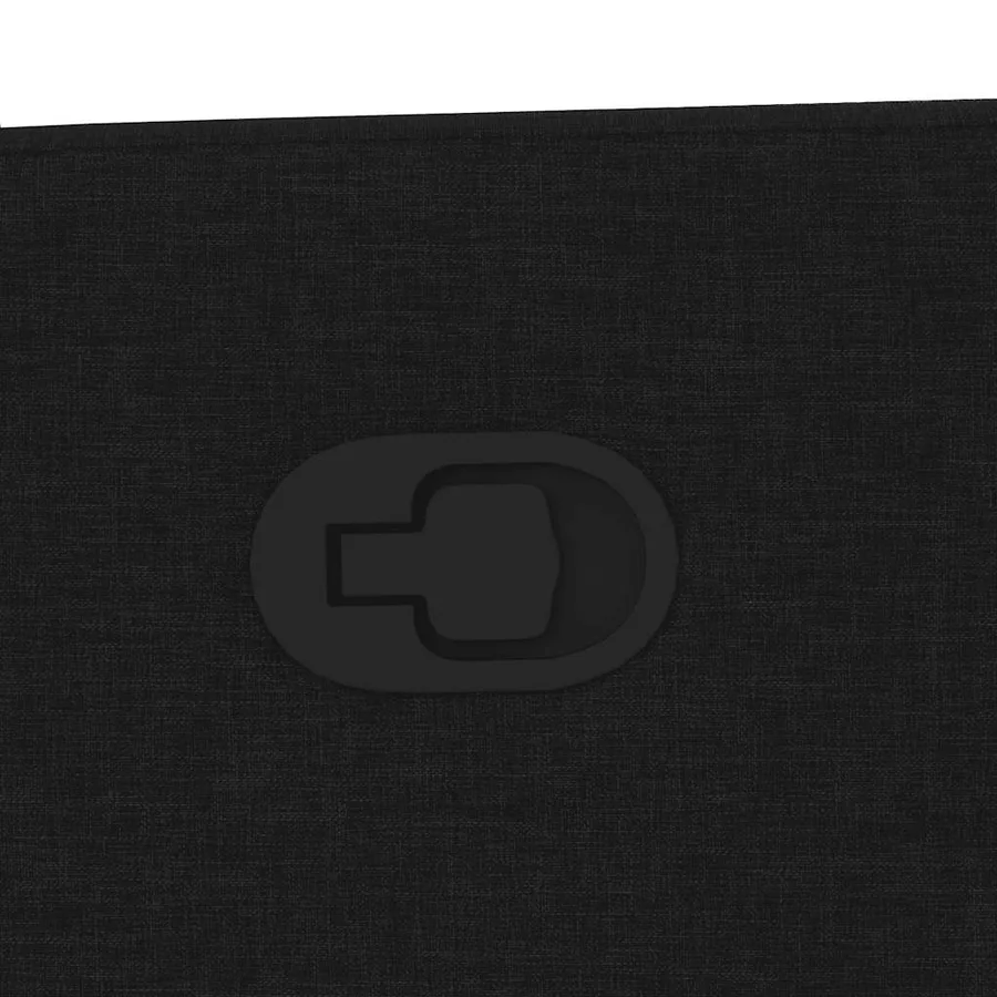 Fauteuil de massage inclinable Noir Tissu - 9