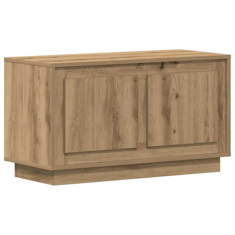 Meuble TV 80 x 35 x 45 cm chêne artisanal Bois d'ingénierie - 2