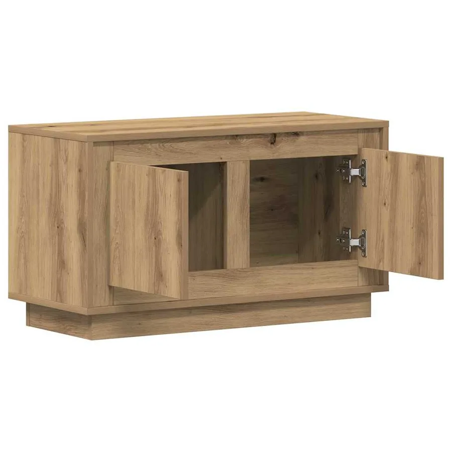 Meuble TV 80 x 35 x 45 cm chêne artisanal Bois d'ingénierie - 5