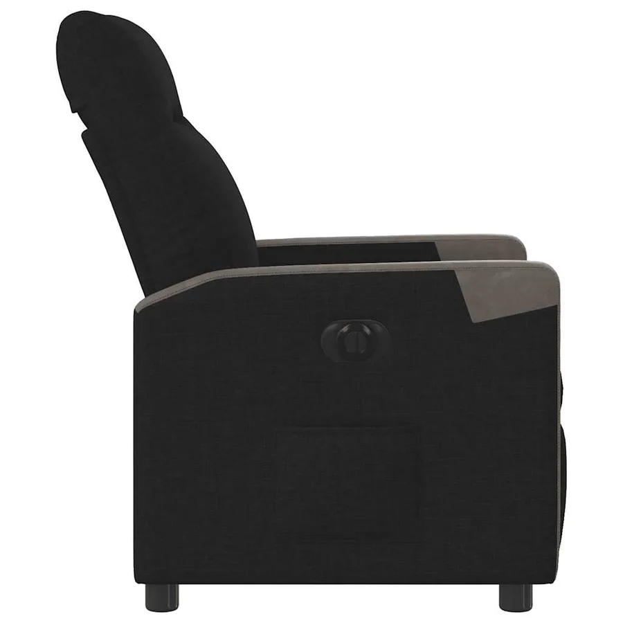 Fauteuil inclinable électrique Noir Tissu - 6