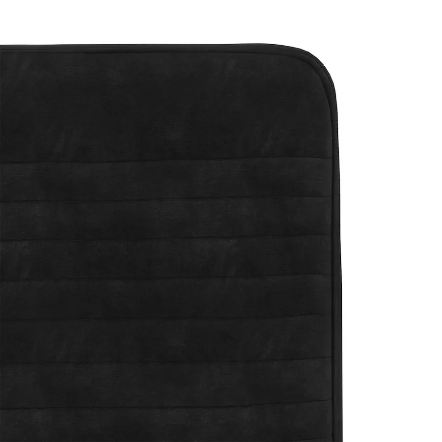 Chaises à manger lot de 4 Noir Velours - 7