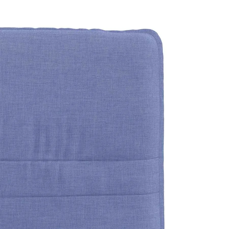 Chaises à manger lot de 2 bleu jean tissu - 7