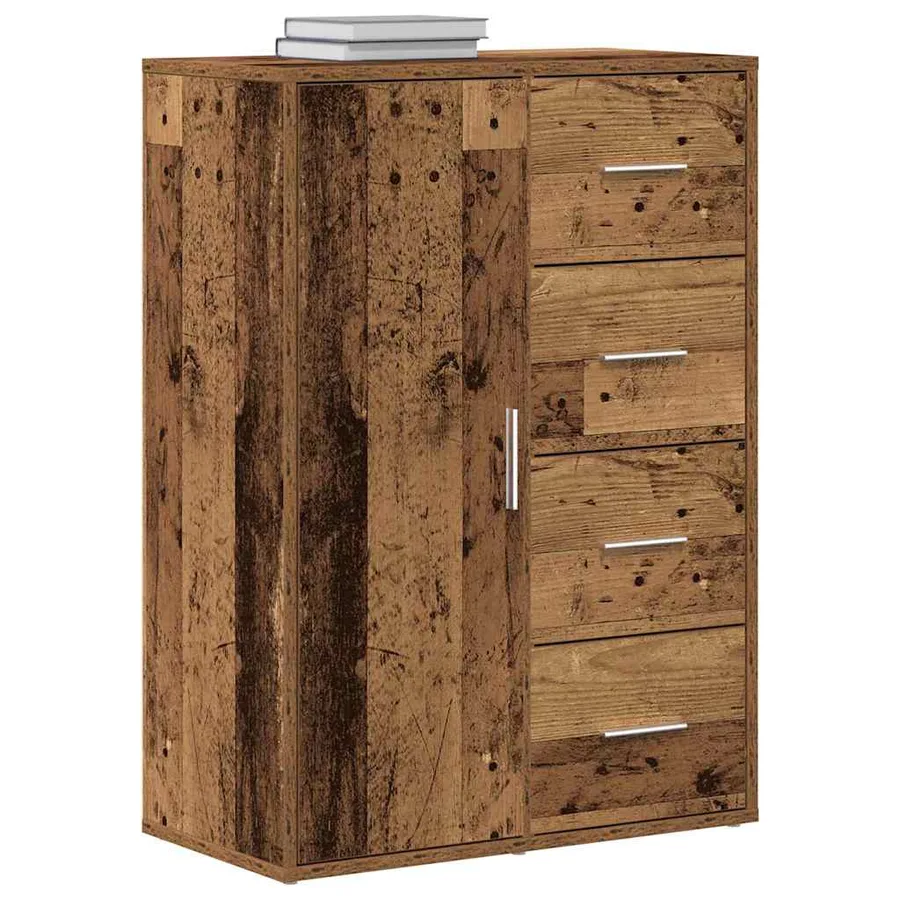 Buffet Bois ancien 60 x 31 x 84 cm Bois d'ingénierie - 3
