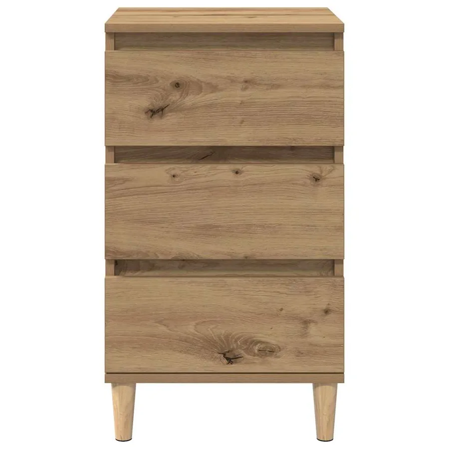 Cabinet de chevet Chêne artisanal 40 x 35 x 70 cm - 6