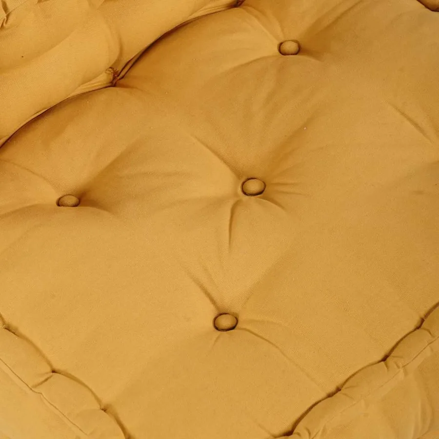 Canapé modulaire jaune 70x70x54 tissu - 11