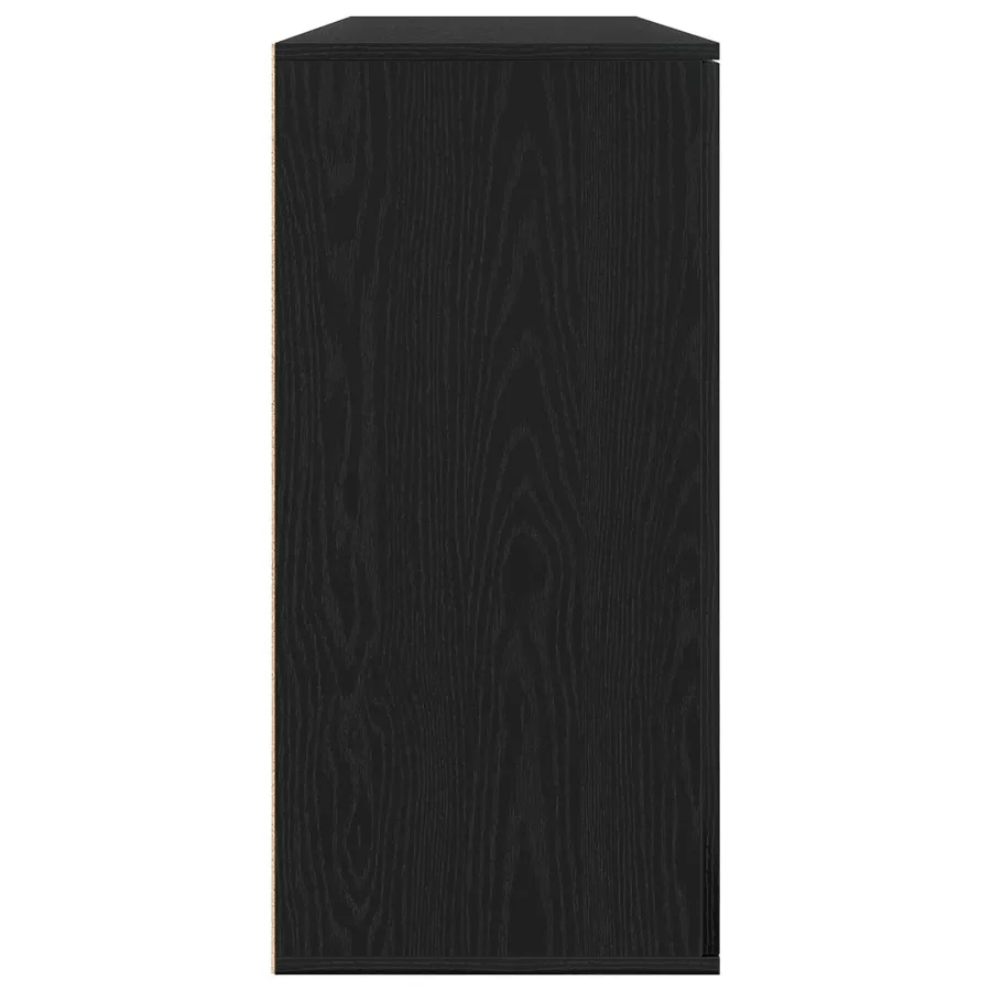 Buffet 2 pcs Chêne noir 79 x 38 x 80 cm Bois d'ingénierie - 7