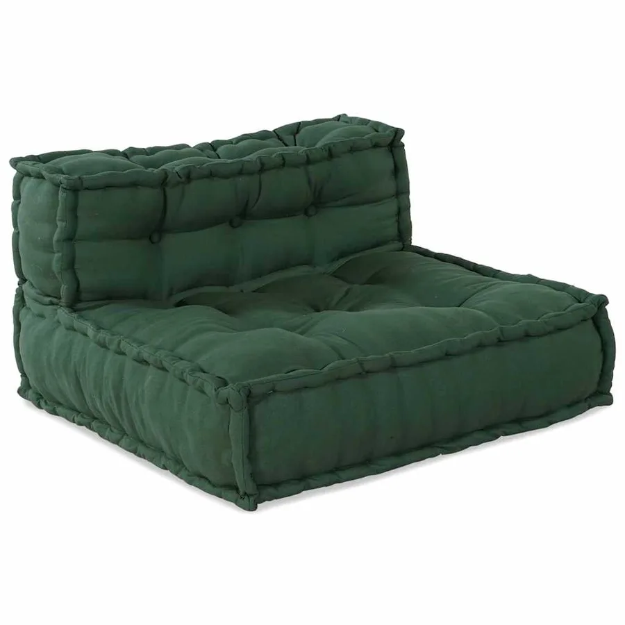 Unité de canapé modulaire 4 pcs Vert Tissu - 6