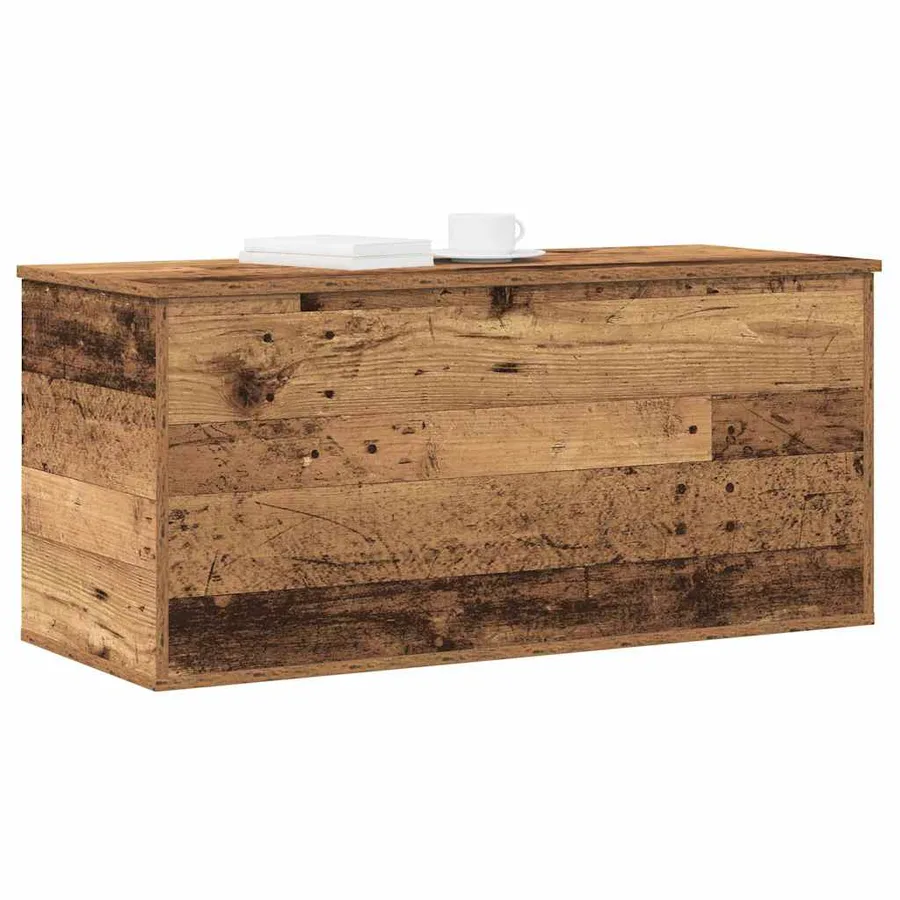 Boîte de Rangement avec stockage Bois ancien 100 x 42 x 46 cm - 3