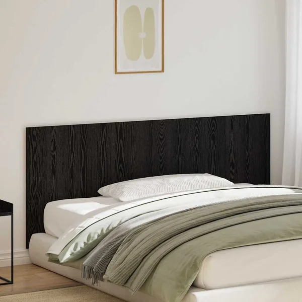 Tête de lit Chêne noir 160 x 1,5 x 80,5 cm Bois d'ingénierie