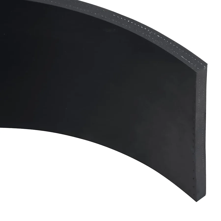 Bordure en caoutchouc de chasse-neige noir 100x15x1 cm - 4
