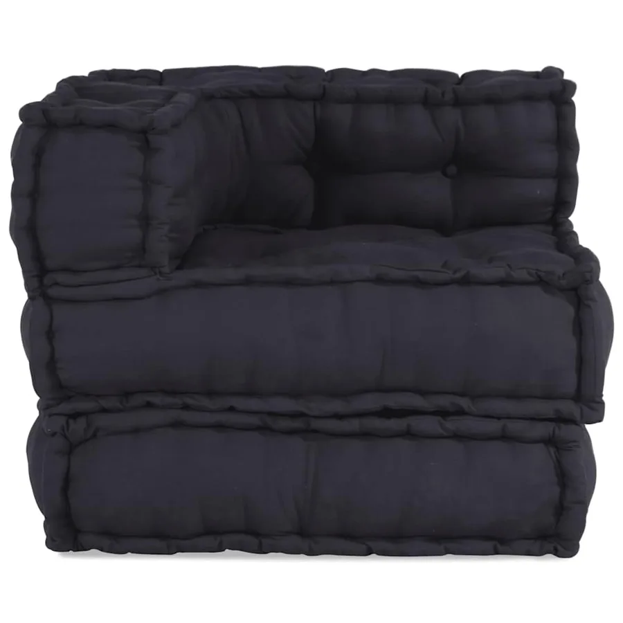 Canapé modulaire anthracite 70x70x54 tissu - 4