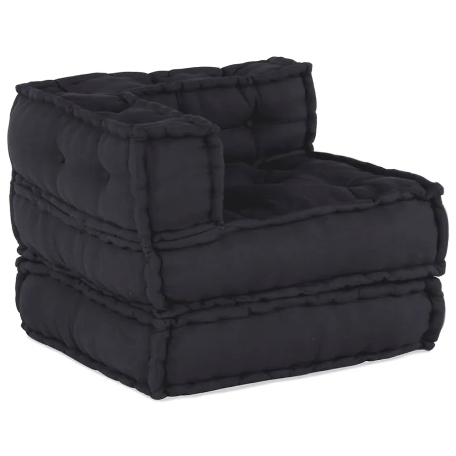 Canapé modulaire anthracite 70x70x54 tissu - 5