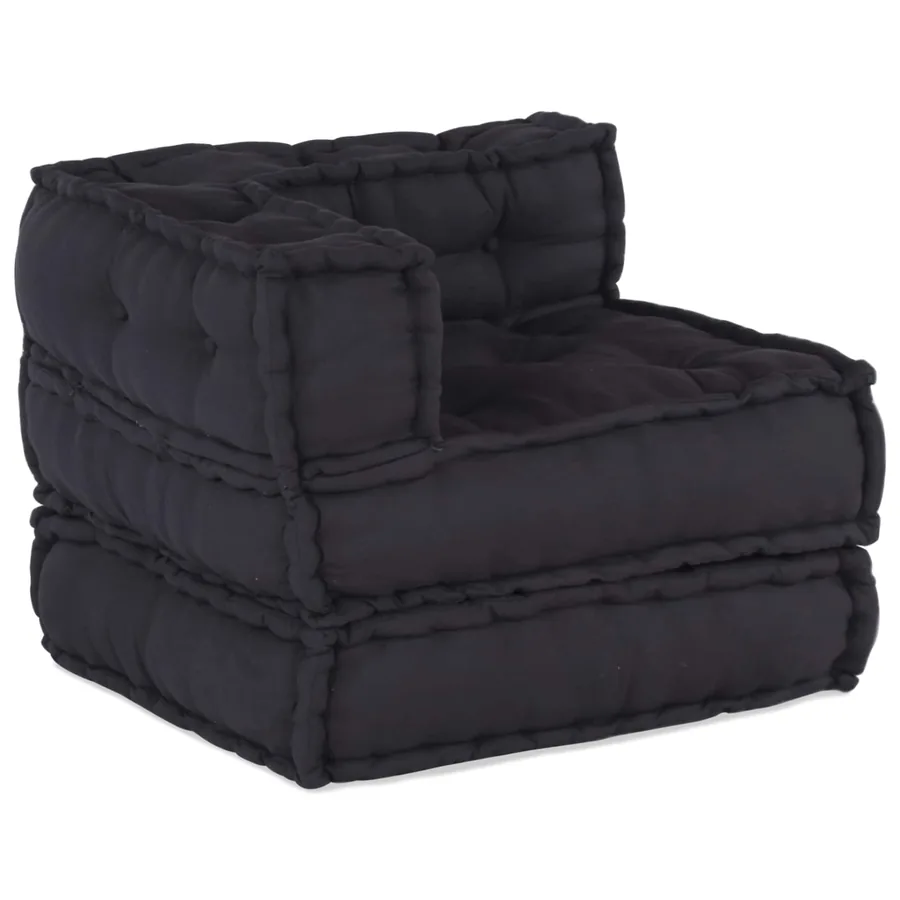 Unité de canapé modulaire 3 pcs Anthracite Tissu