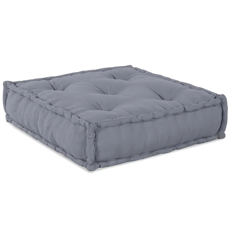 Unité de canapé modulaire 3 pcs Gris Tissu - 5