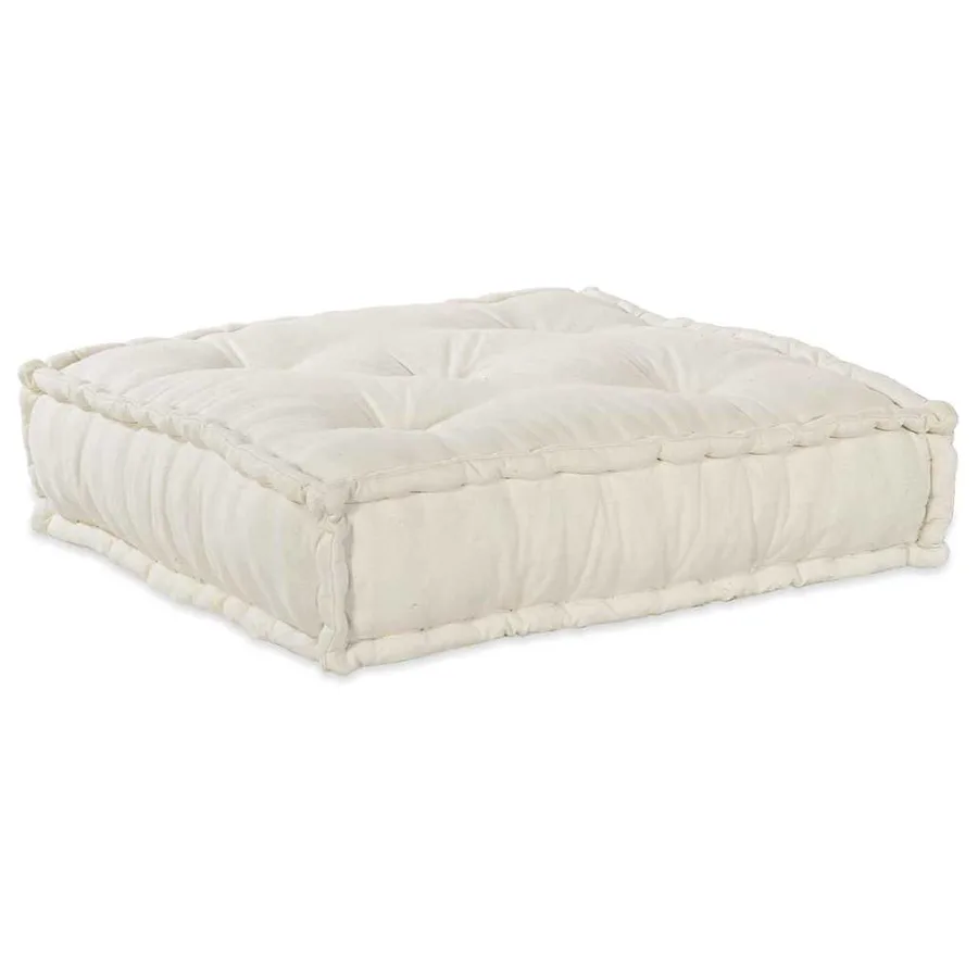 Unité de canapé modulaire 2 pcs Crème 140 x 70 x 36 cm Tissu - 3