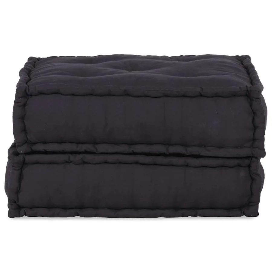 Canapé modulaire anthracite 70x70x36 tissu - 4