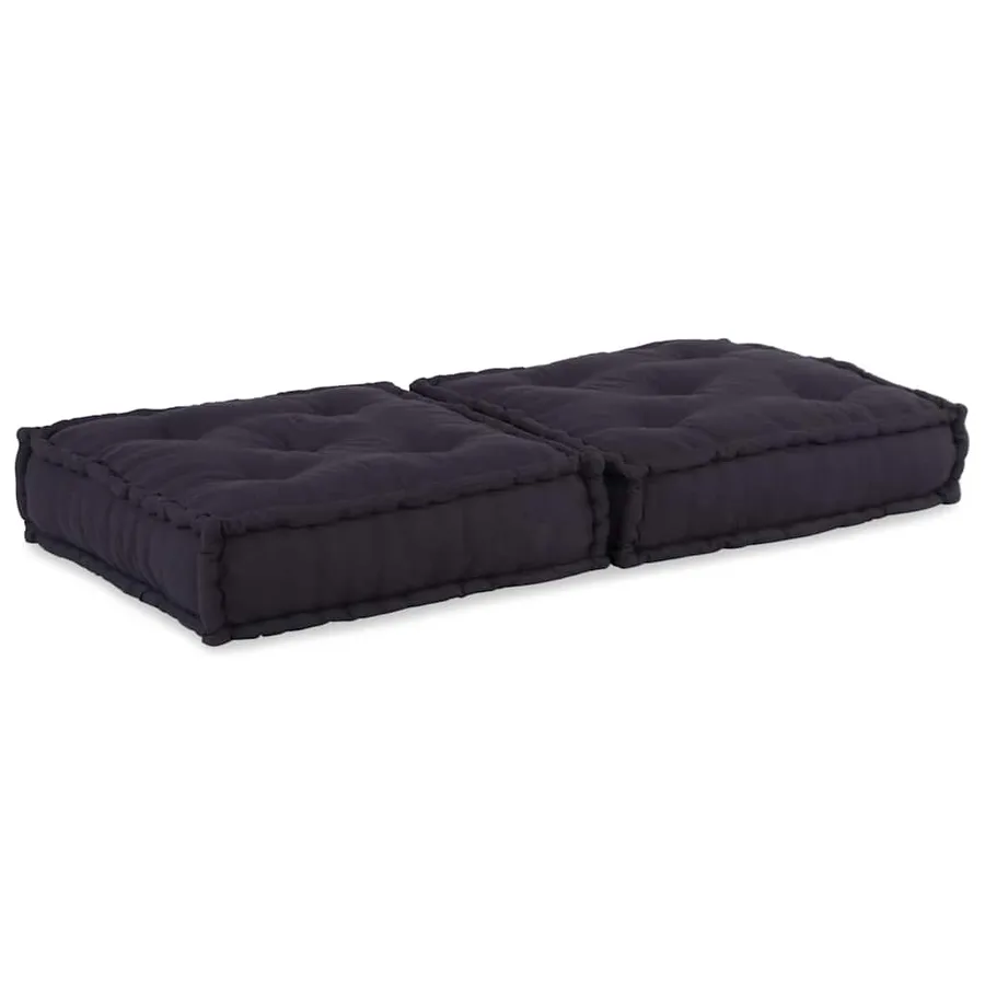 Canapé modulaire anthracite 70x70x36 tissu - 5