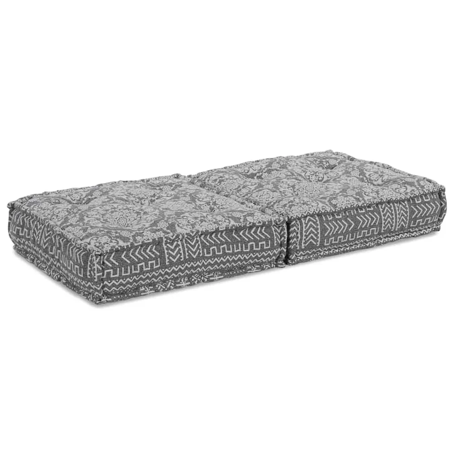Unité de canapé modulaire Gris clair 70 x 70 x 36 cm Tissu - 3