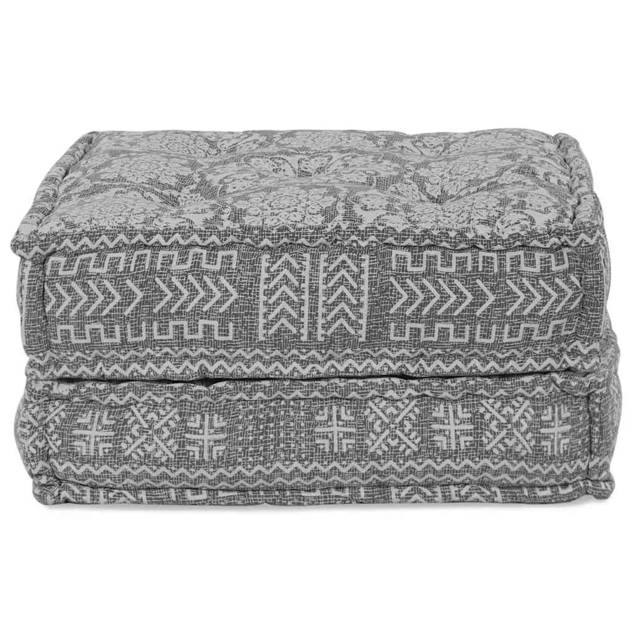 Unité de canapé modulaire Gris clair 70 x 70 x 36 cm Tissu - 4