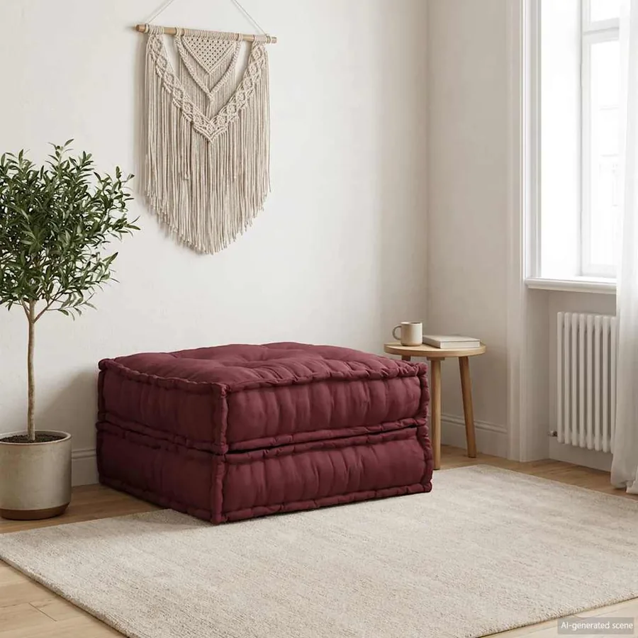 Canapé modulaire marron 70x70x36 tissu
