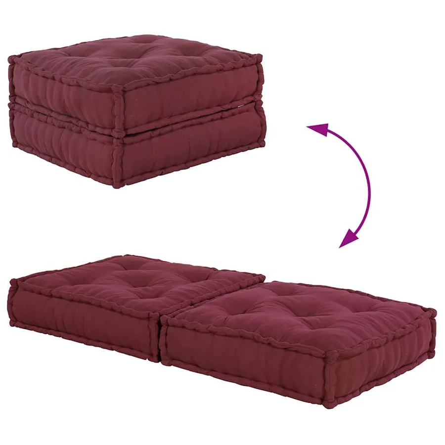 Canapé modulaire marron 70x70x36 tissu - 7