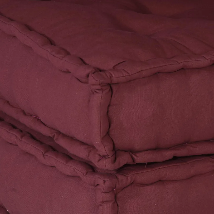 Unité de canapé modulaire 4 pcs Marron Tissu - 8