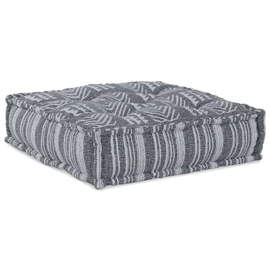 Unité de canapé modulaire 4 pcs Impression Grise Tissu - 3