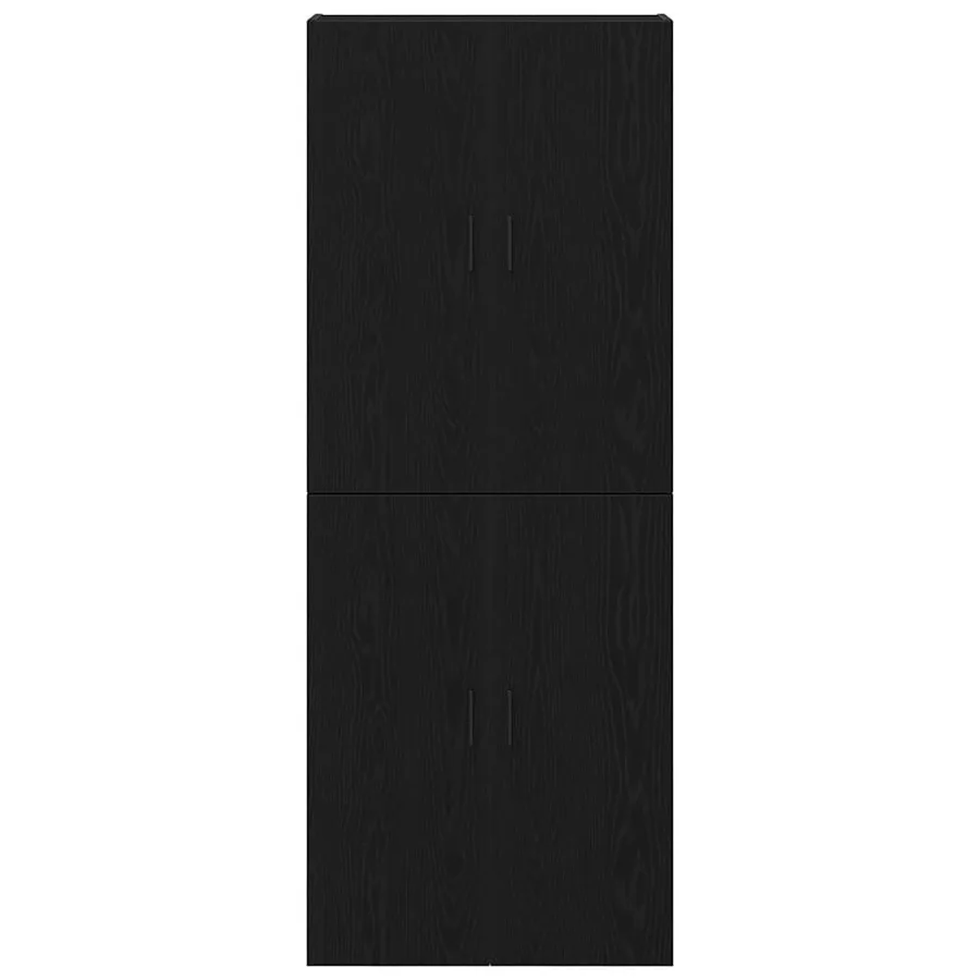 Armoire Murale Montage mural 2 pcs Chêne noir 69,5 x 34 x 90 cm - 6