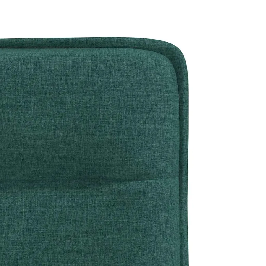 Chaises à manger lot de 4 vert foncé tissu - 7