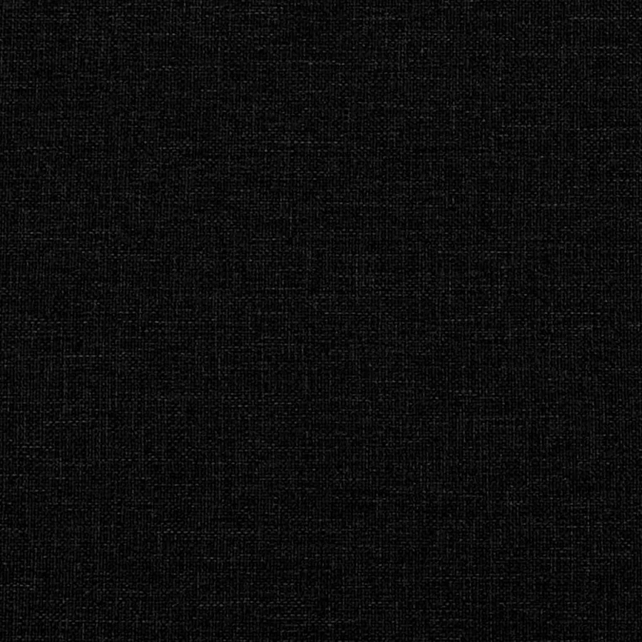 Chaises à manger lot de 6 noir tissu - 8