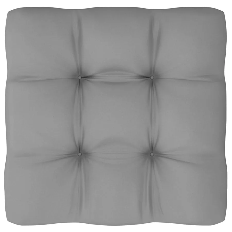 Pouf palette de jardin Bois de pin imprégné de blanc - 7