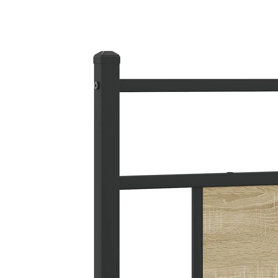Cadre de lit sans matelas chêne sonoma 90x200 cm - 9
