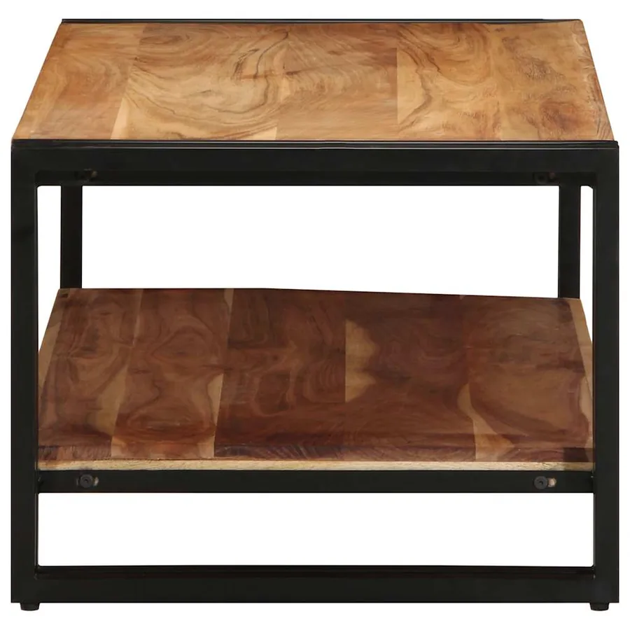 Table basse 90x50x38 cm bois massif acacia - 5